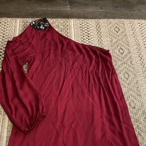 Maroon game day dress